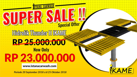 Promo Hidrolik Cuci Mobil Thunder-H promo hidrolik thunder h