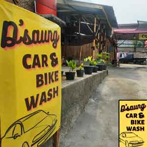 d saung cover 300 D’SAUNG Car & Bike Wash