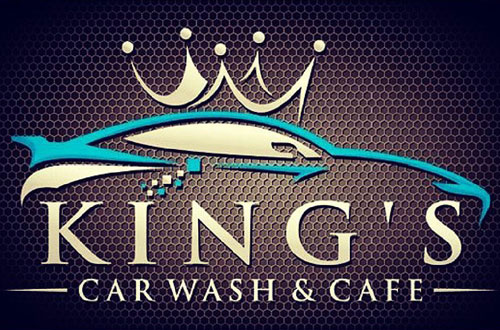 kings carwash cafe logo Kings Carwash & Cafe