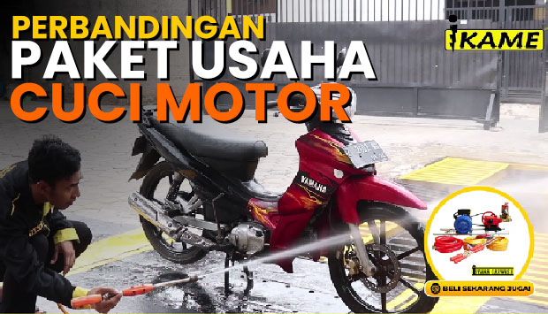 perbandingan paket usaha cuci motor Harga Paket Cuci Motor Tanpa Hidrolik