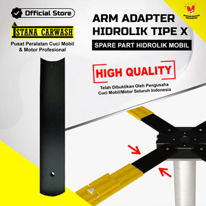 Arm Adapter Hidrolik Tipe X 300 Spare Part Alat Cuci Mobil & Motor