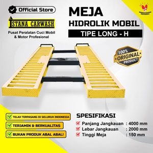 meja hidrolik mobil long h 300 Spare Part Alat Cuci Mobil & Motor
