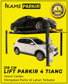 lift parkir 4 tiang 210 227 Jual Hidrolik Lift Parkir Mobil Jakarta Barat