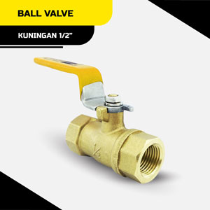 ball valve kuningan 0.5 inch 300 Spare Part Alat Cuci Mobil & Motor
