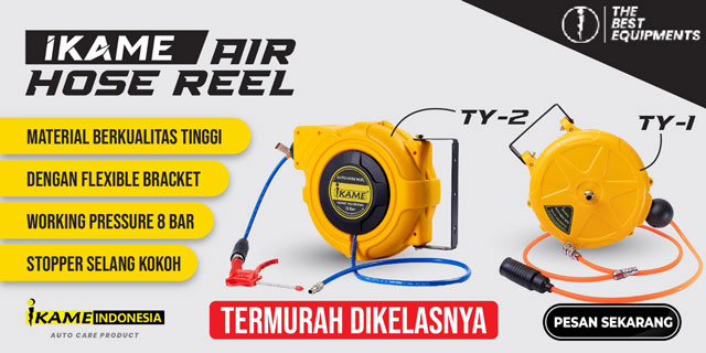 ikame air hose reel Tips Pengelolaan Selang Pada Usaha Cuci Mobil dan Motor