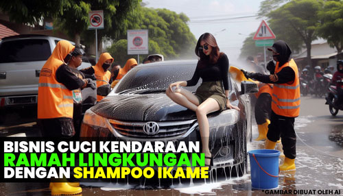 Bisnis Cuci Kendaraan Ramah Lingkungan dengan Shampoo Ikame Bisnis Cuci Kendaraan Ramah Lingkungan dengan Shampoo Ikame