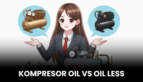 kompresor oil vs oil less Perbedaan Kompresor Oil vs Oil less