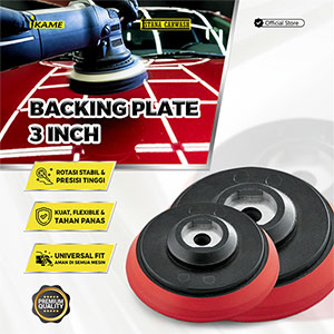 BACKING PLATE 3 INCH 300 Peralatan & Obat Salon Mobil