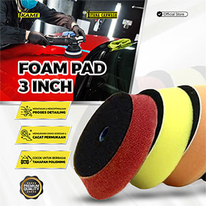 FOAM PAD 3 INCH 300 Peralatan & Obat Salon Mobil