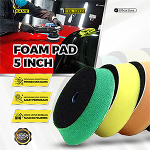 FOAM PAD 5 INCH 300 Peralatan & Obat Salon Mobil